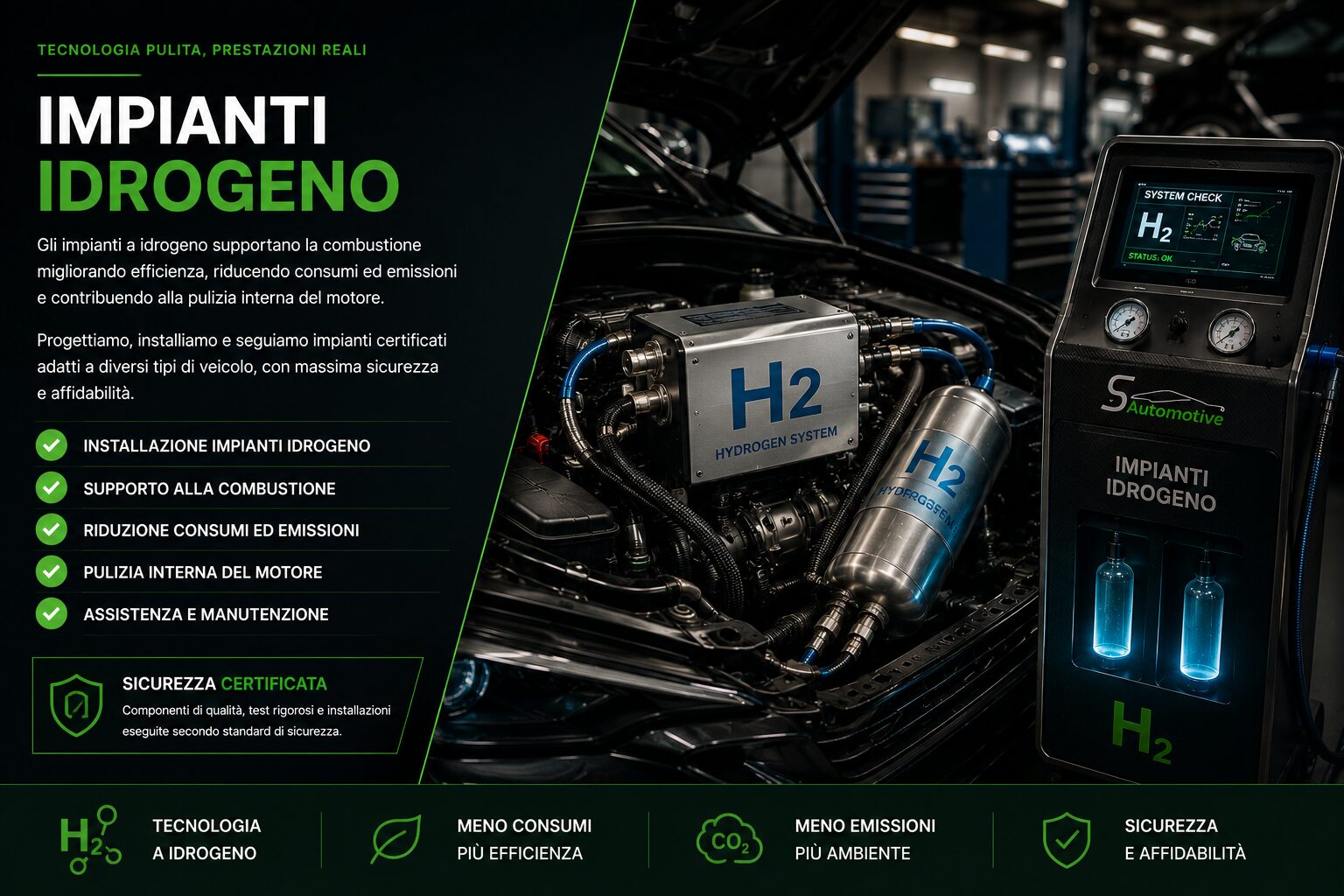 Impianti idrogeno S Automotive Nocera Inferiore Salerno